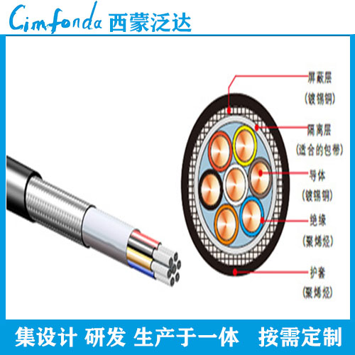 高抗电磁干扰速度传感器电缆